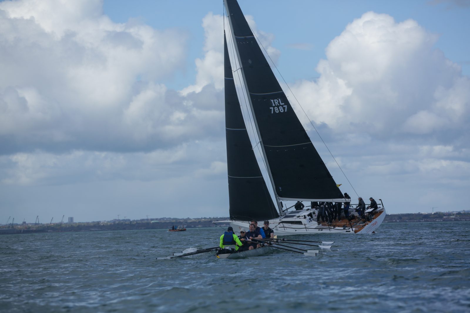 Rowing on Dublin Bay