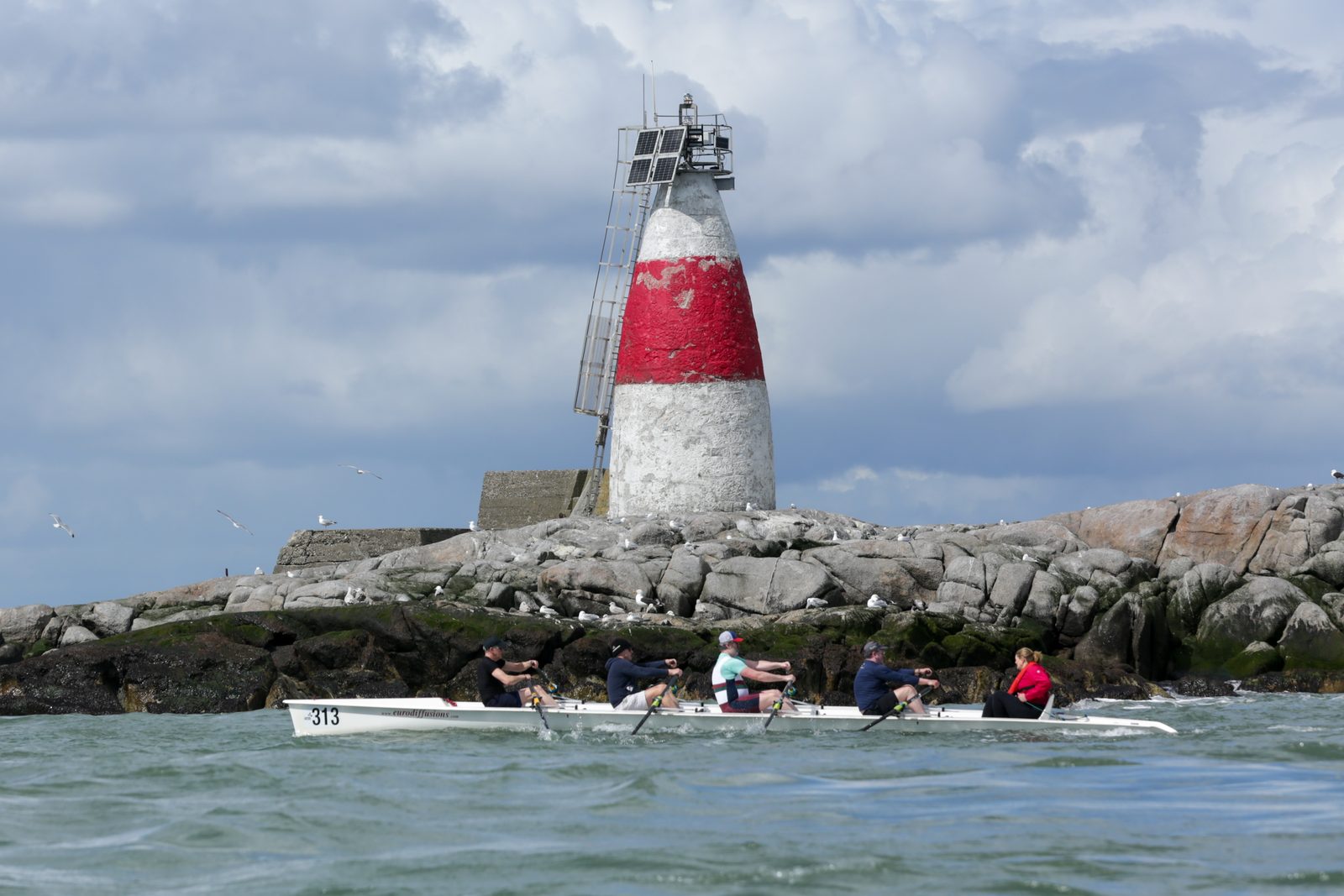 Rowing on Dublin Bay