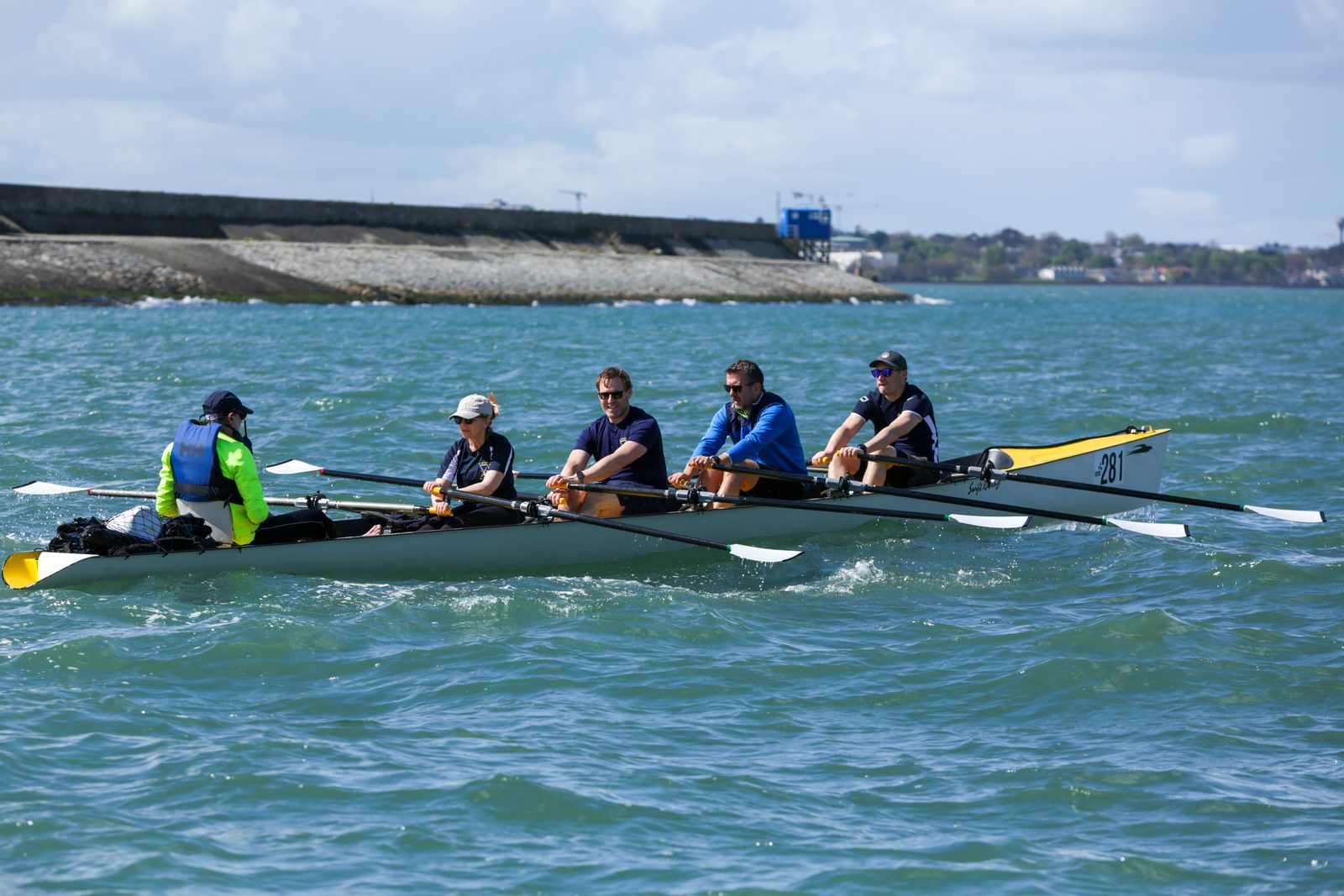 Rowing on Dublin Bay