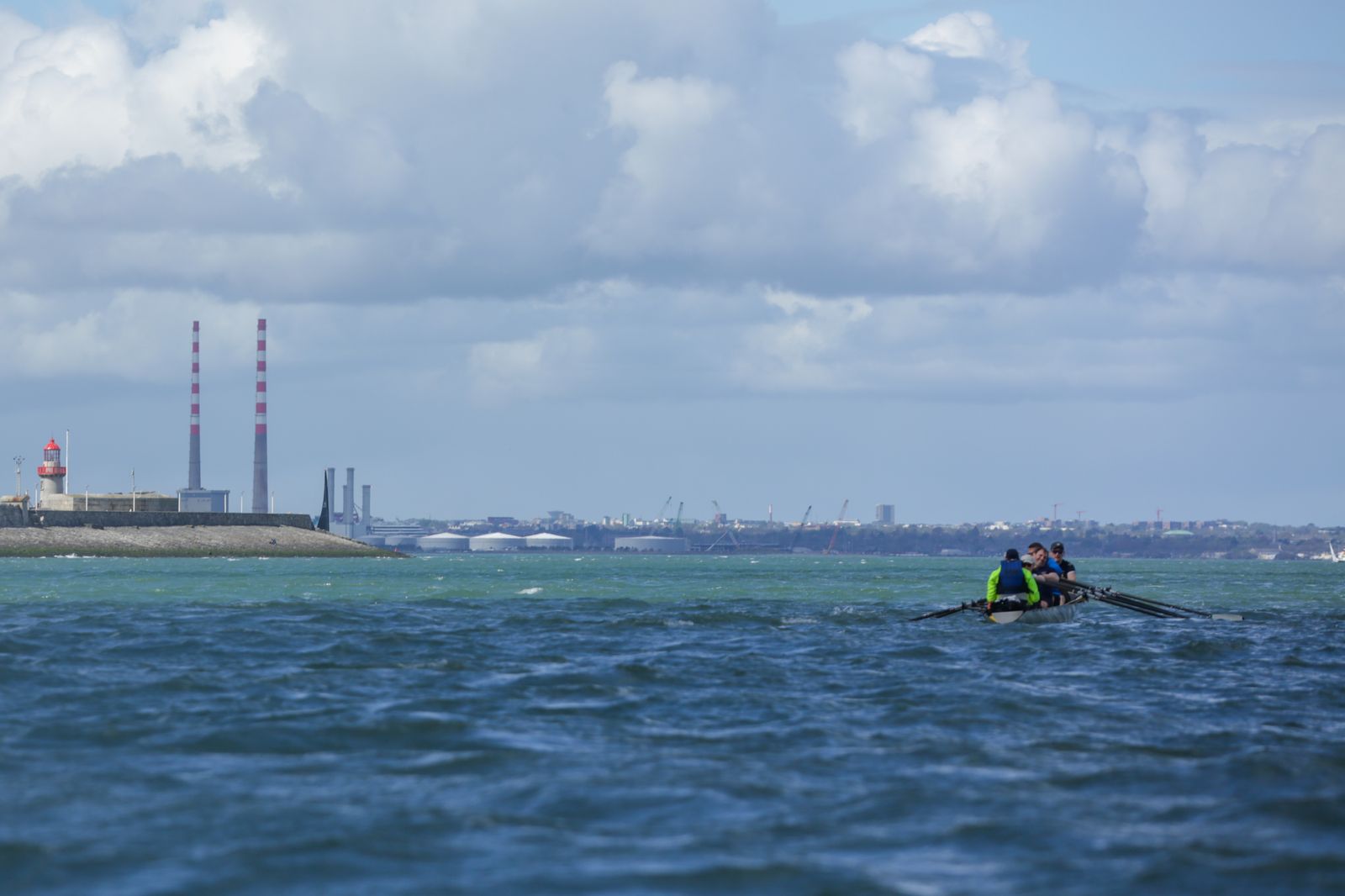 Rowing on Dublin Bay