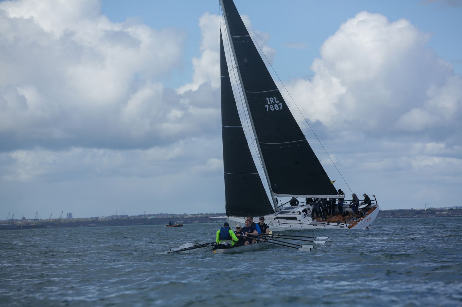 Rowing on Dublin Bay