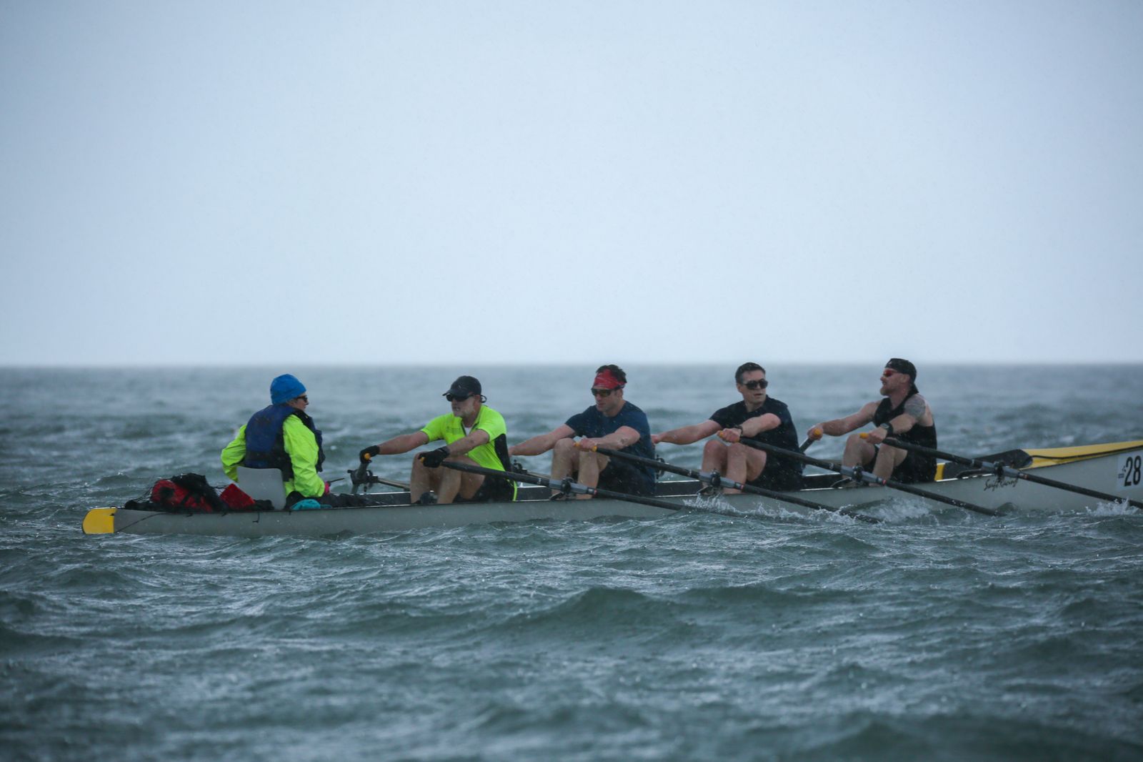 Rowing on Dublin Bay