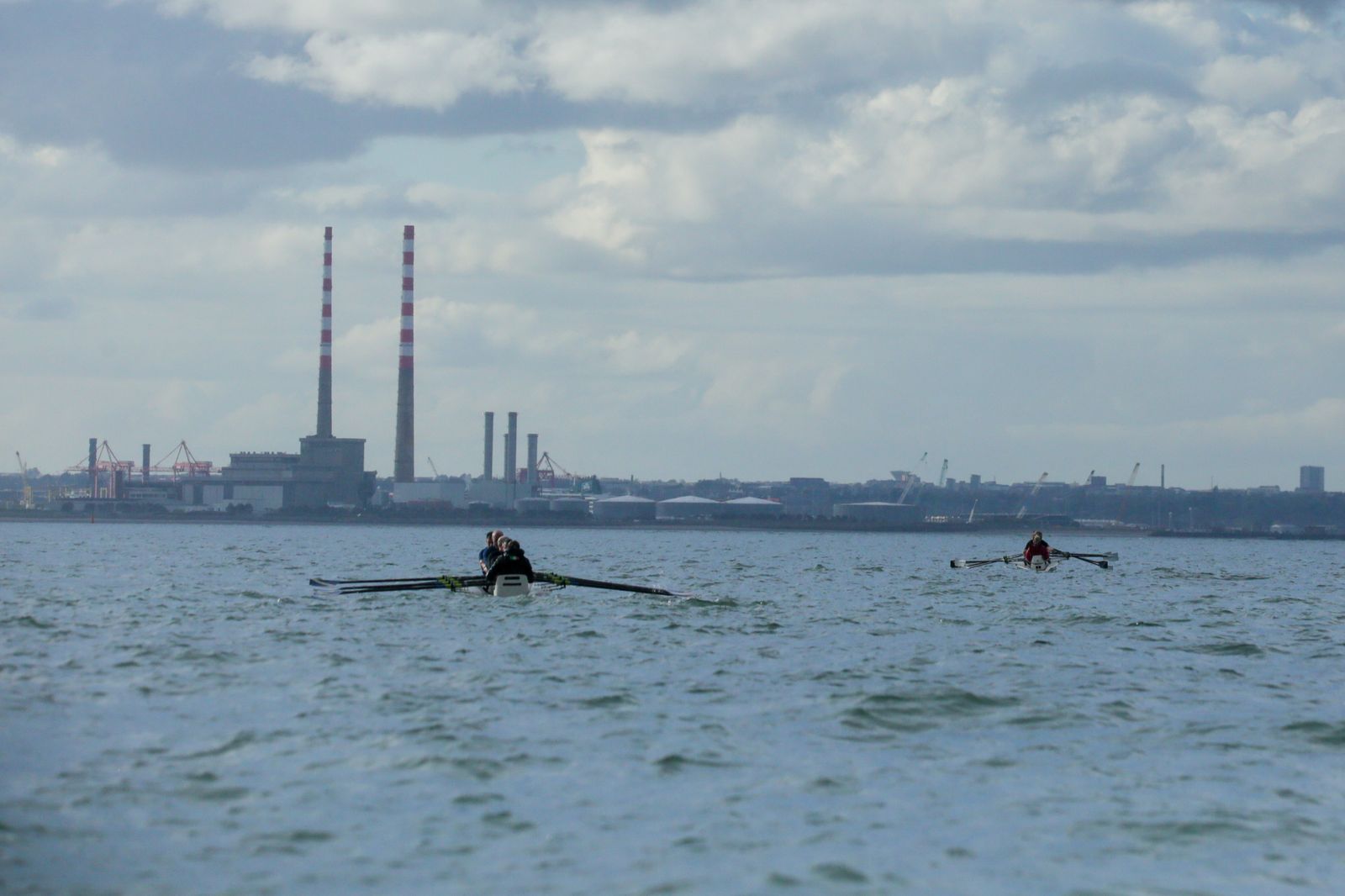 Rowing on Dublin Bay