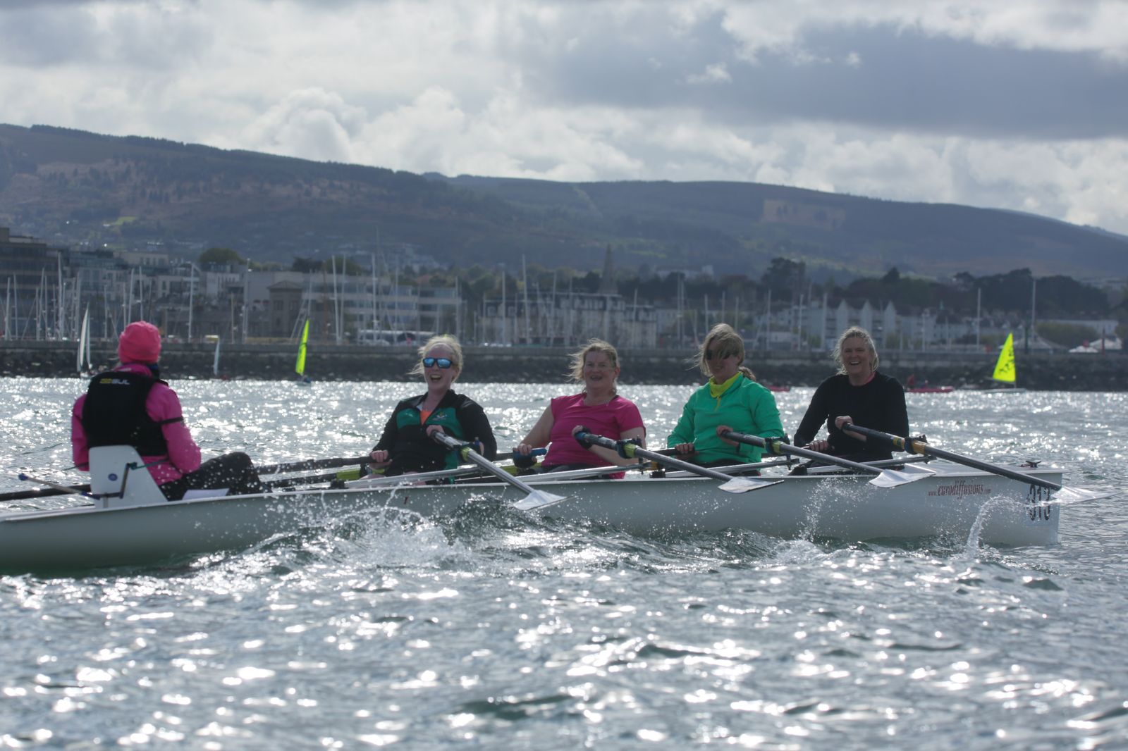 Rowing on Dublin Bay