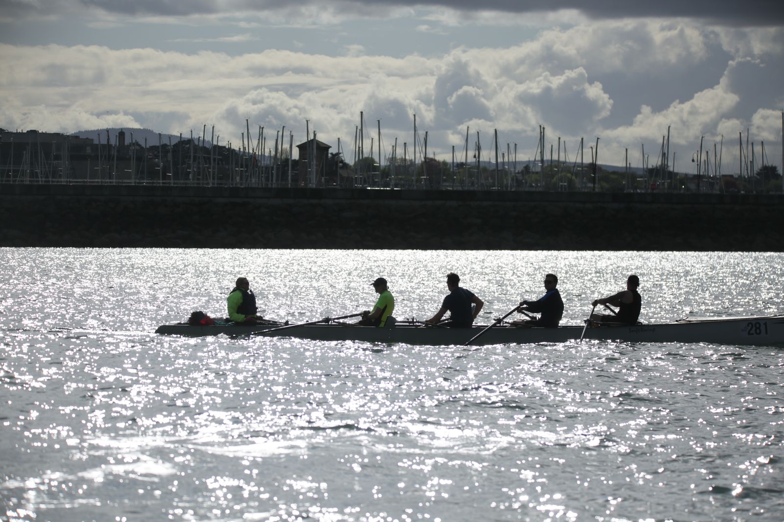 Rowing on Dublin Bay